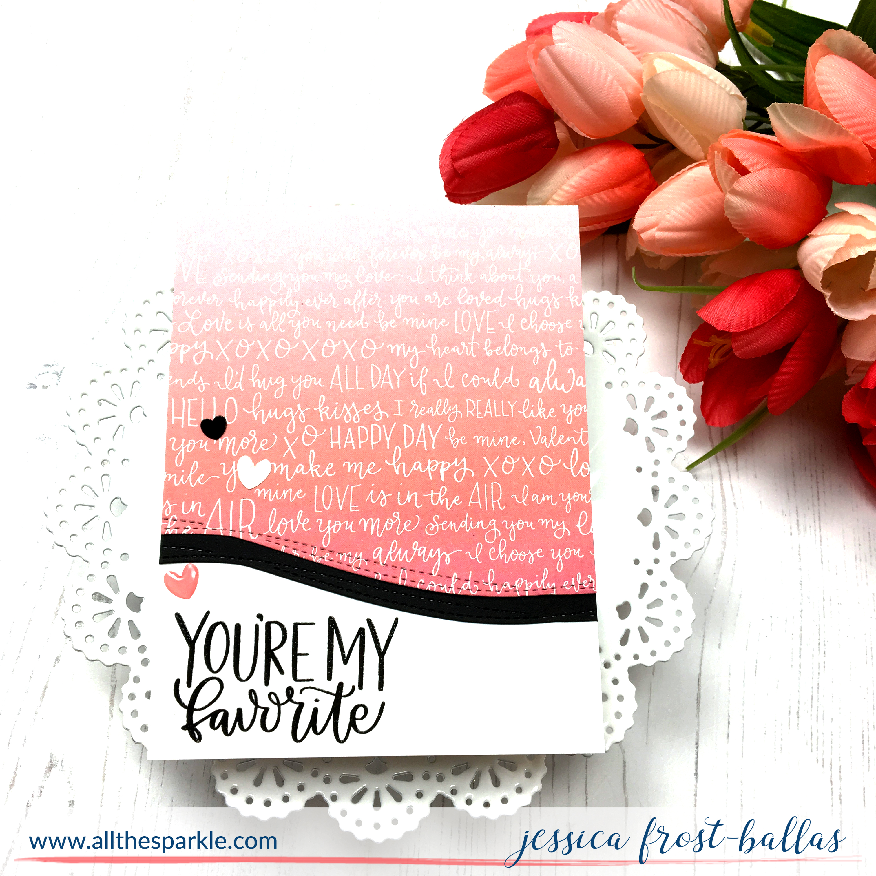 Simon Says Stamp January 2018 Card Kit My Favorite Person By Jessica Frost Ballas 