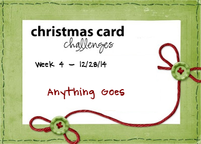 Christmas Card Challenges #4: Anything Goes - all the sparkle