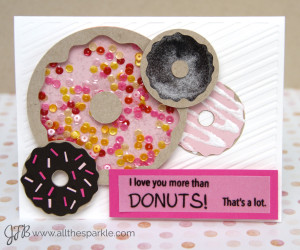 Curtain Call Inspiration Challenge: Donut Delight - all the sparkle