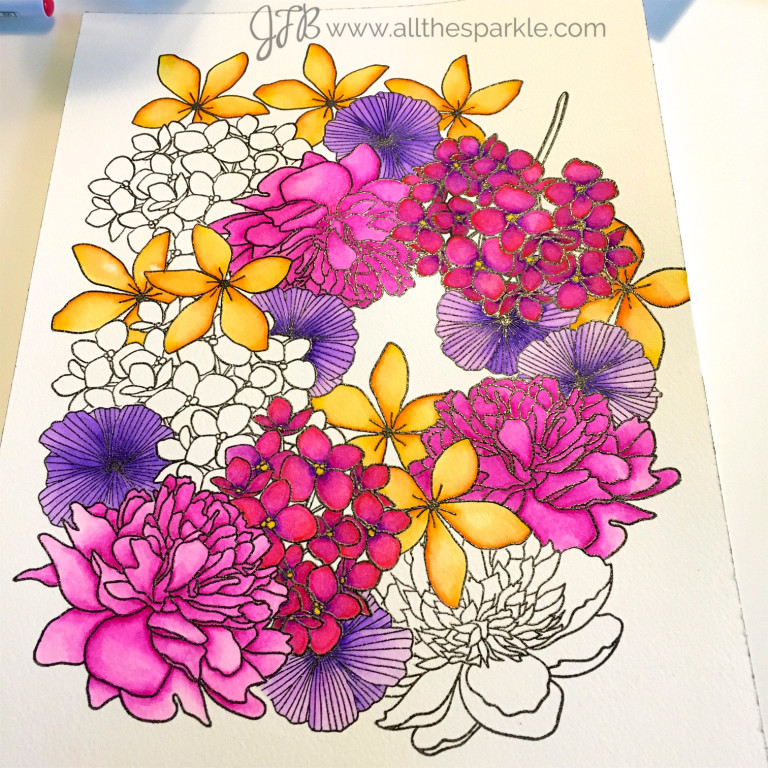 30 Day Coloring Challenge Final Day and Review! - all the sparkle